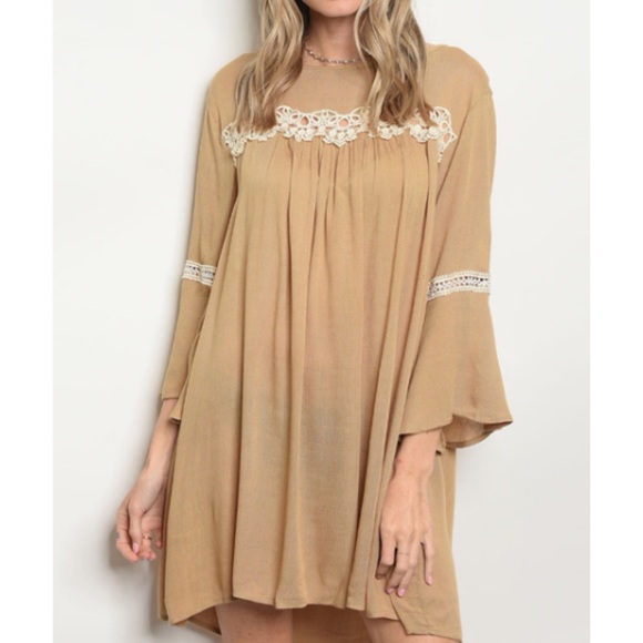 Boho Chic Tunic Dress SMALL - Picture 4 of 6